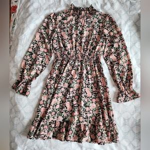 SHEIN long-sleeved floral dress